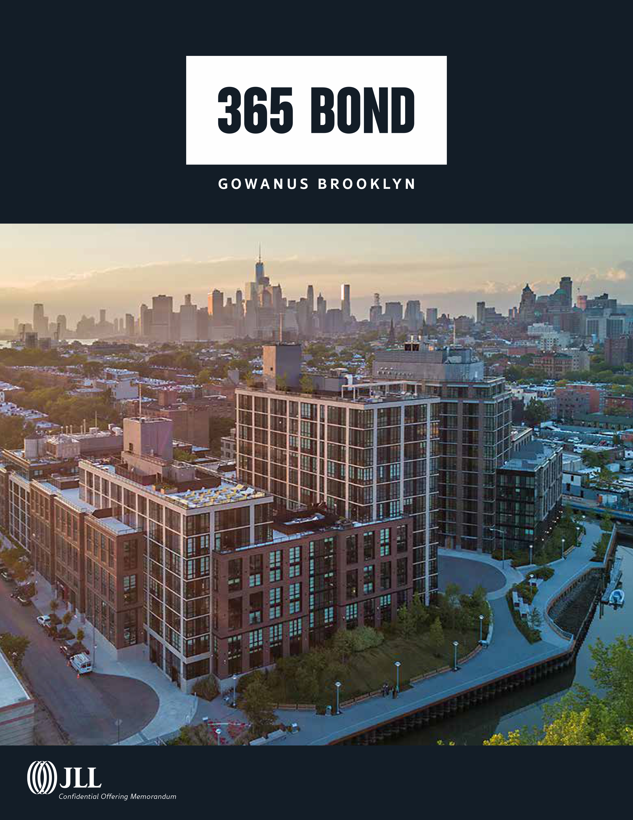 JLL / HFF, 365 Bond, Gowanus, Brooklyn, NY, OM, offering memorandum, cover
