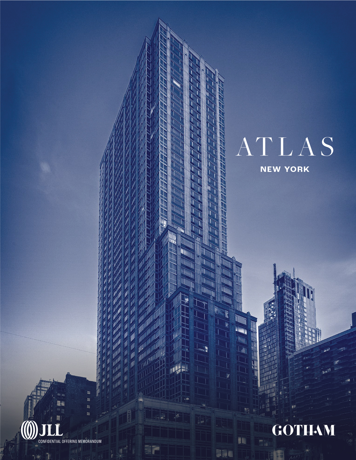 JLL / HFF, Atlas, New York, OM, offering memorandum, cover