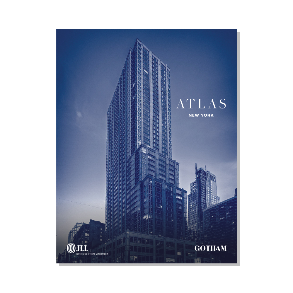 design: Atlas New York, 66 West 38th Street, Manhattan, New York, OM, JLL / HFF, cover and select pages