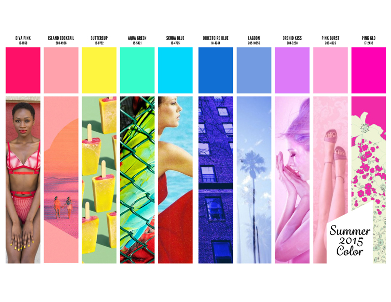 Delta Galil trend presentations: summer colors