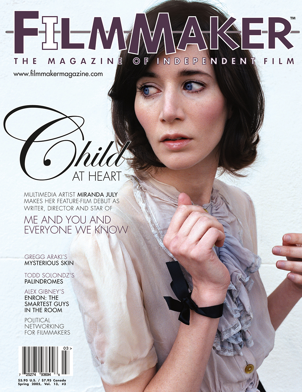Filmmaker Magazine cover: Spring 2005 - Me and You and Everyone We Know, Miranda July