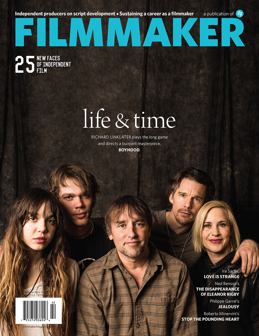 Filmmaker Magazine cover: Summer 2014 - Richard Linklater, Boyhood