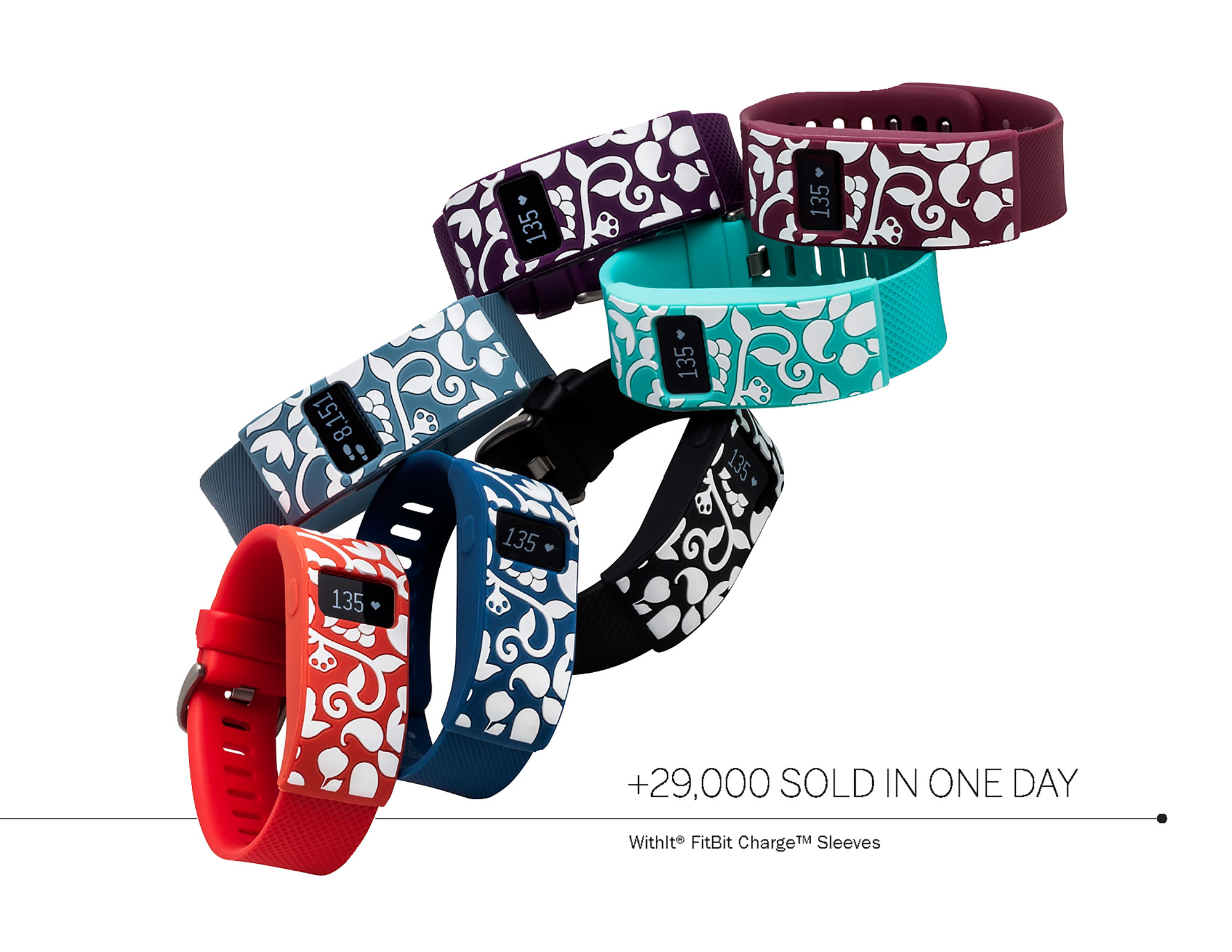 French Bull brand book interior spread: withit fitbit sleeves