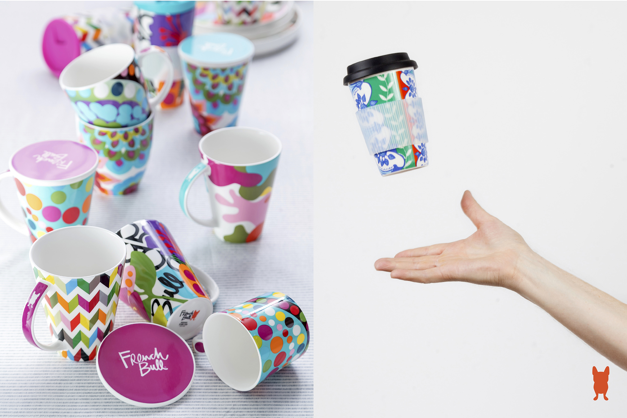 French Bull look book: ceramic coffee mugs