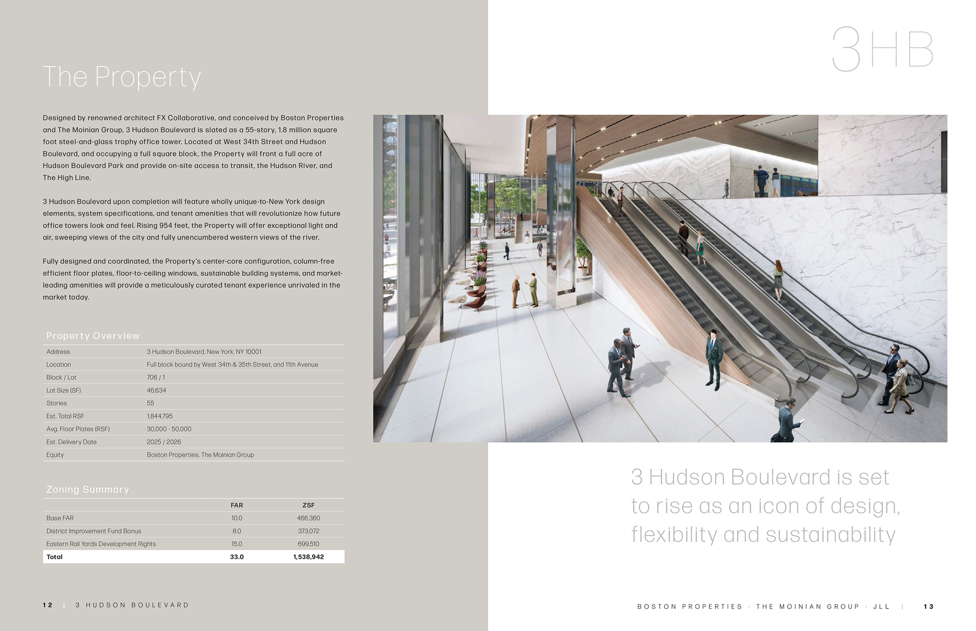 3 Hudson Boulevard offering memorandum: rendering