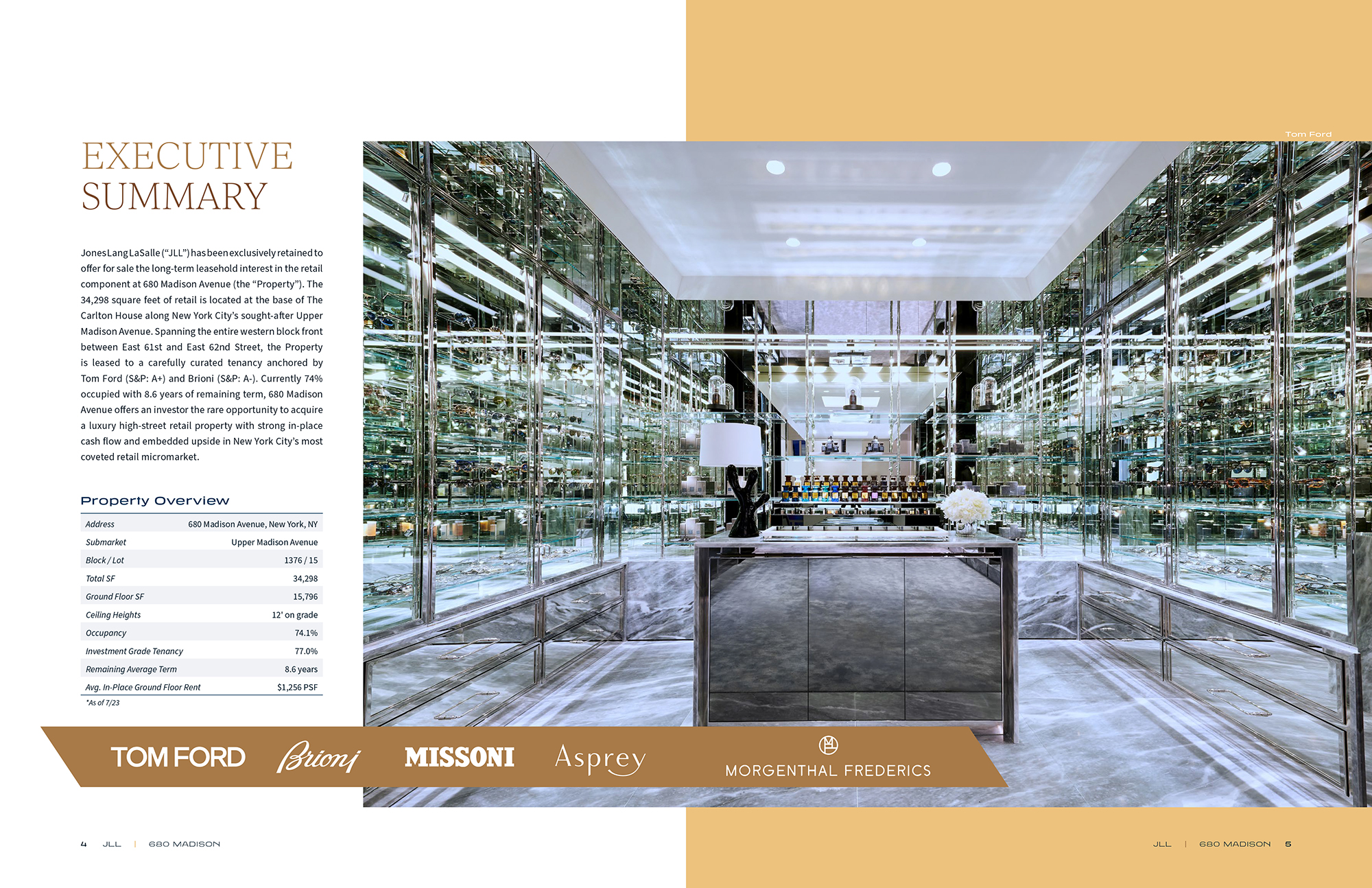 680 Madison offering memorandum: retail